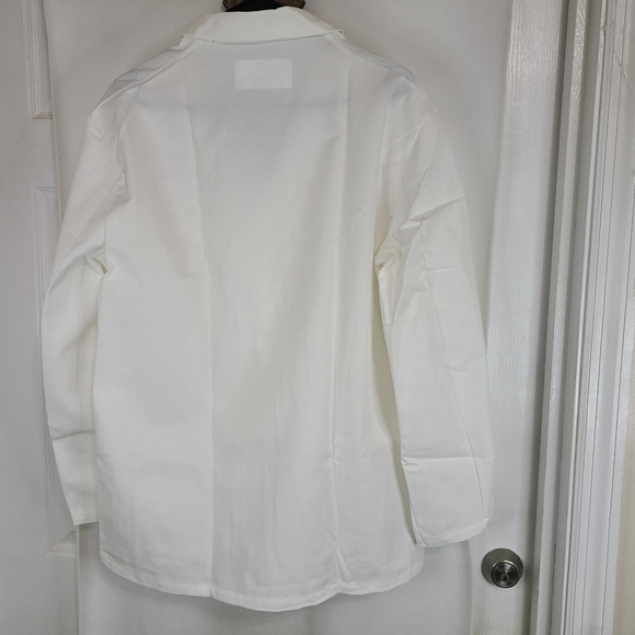 Angelica Lab Coat / Hospital Jacket, Size: 44R Color: White - Picture 10 of 14
